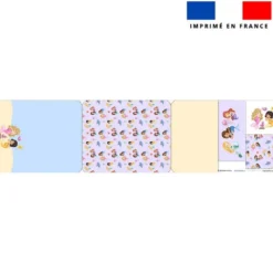 Kit pochette ardoise motif petites sirènes