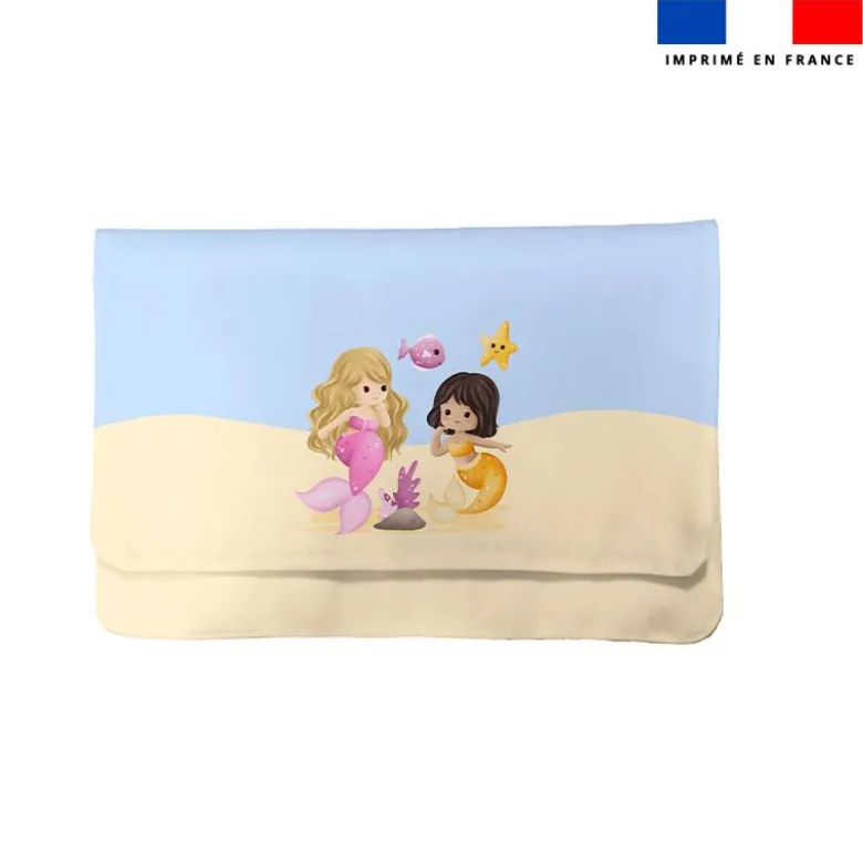 Kit pochette ardoise motif petites sirènes