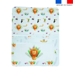 Kit pochette ardoise motif safari à l'école