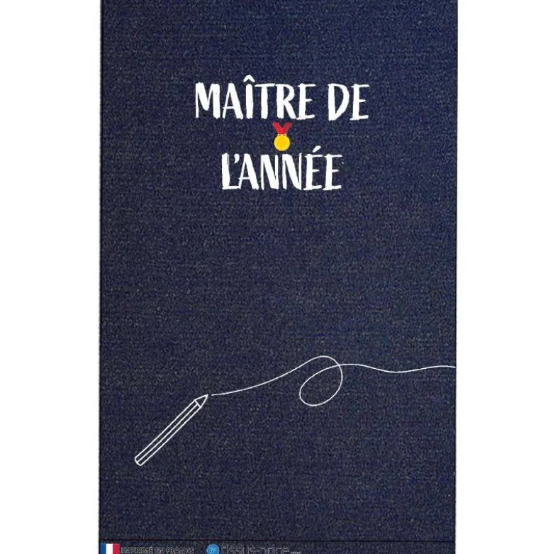 Kit pochette jean motif élu maître de l'année