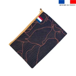 Kit pochette jean motif maîtresse en vacances