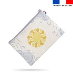 Kit pochette motif astro soleil et nuages - Création Lucie OBATON