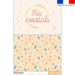 Kit pochette motif mes essentiels - Création BeezkOt Creations