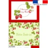 Kit pochette personnalisé - Fraise