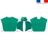 Kit poncho de bain vert canard motif bébé panda - Création Stillistic