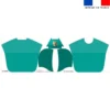 Kit poncho de bain vert motif bébé guépard - Création Stillistic