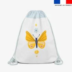 Kit sac à dos coulissant personnalisé - Papillon