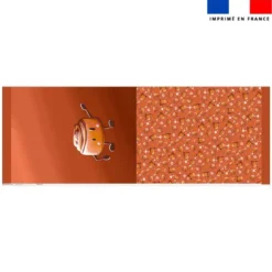 Kit sac à jouets motif amis ptit déj Roulé à la cannelle - Création Stillistic