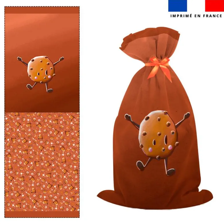 Kit sac à jouets motif amis ptit déj Cookie - Création Stillistic