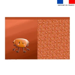 Kit sac à jouets motif amis ptit déj Pain au chocolat - Création Stillistic