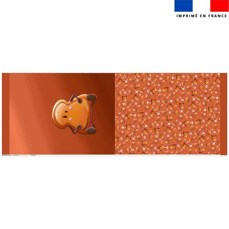 Kit sac à jouets motif amis ptit déj Tartine - Création Stillistic