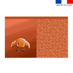 Kit sac à jouets motif amis ptit déj Croissant - Création Stillistic
