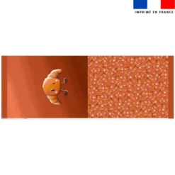 Kit sac à jouets motif amis ptit déj Croissant - Création Stillistic
