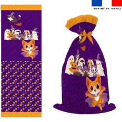 Kit sac à jouets motif animaux Halloween