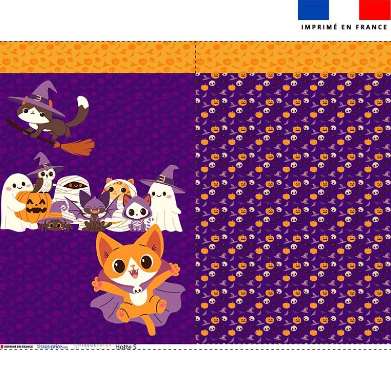 Kit sac à jouets motif animaux Halloween