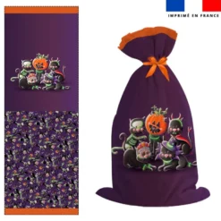 Kit sac à jouets motif Bal masqué Halloween - Création Stillistic