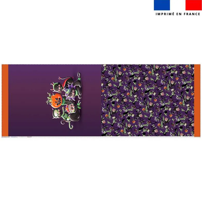 Kit sac à jouets motif Bal masqué Halloween - Création Stillistic