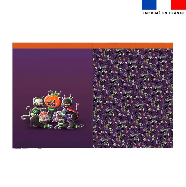 Kit sac à jouets motif Bal masqué Halloween - Création Stillistic