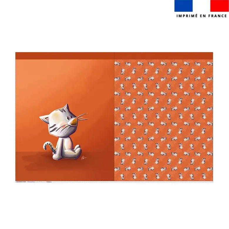 Kit sac à jouets motif bébé chat - Création Stillistic