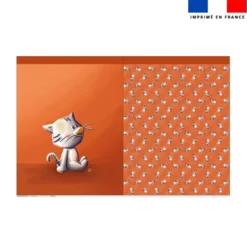 Kit sac à jouets motif bébé chat - Création Stillistic