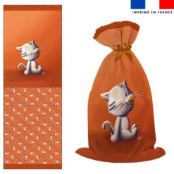 Kit sac à jouets motif bébé chat - Création Stillistic