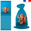 Kit sac à jouets motif bébé écureuil - Création Stillistic