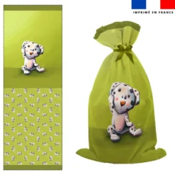 Kit sac à jouets motif bébé dalmatien - Création Stillistic