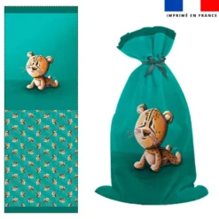 Kit sac à jouets motif bébé guépard - Création Stillistic