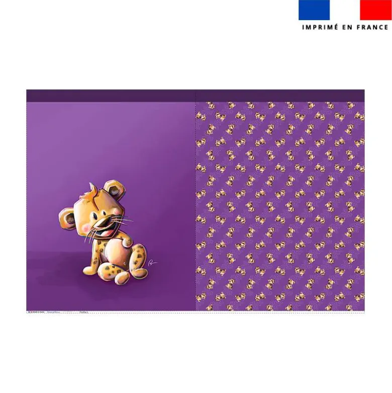 Kit sac à jouets motif bébé hyène - Création Stillistic