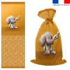 Kit sac à jouets motif bébé éléphant - Création Stillistic