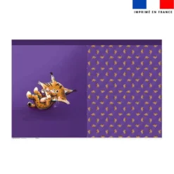 Kit sac à jouets motif bébé lynx - Création Stillistic