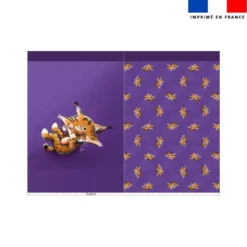 Kit sac à jouets motif bébé lynx - Création Stillistic