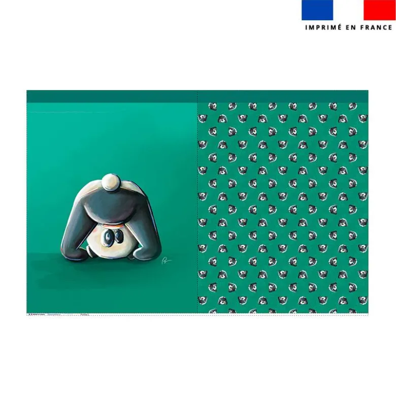 Kit sac à jouets motif bébé panda - Création Stillistic