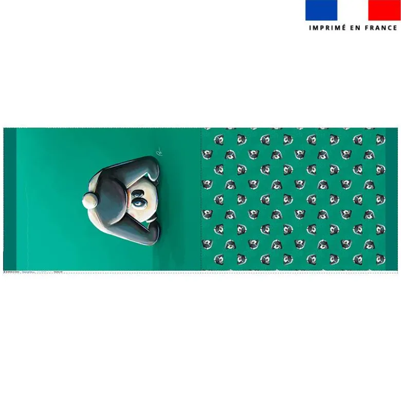 Kit sac à jouets motif bébé panda - Création Stillistic