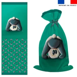 Kit sac à jouets motif bébé panda - Création Stillistic