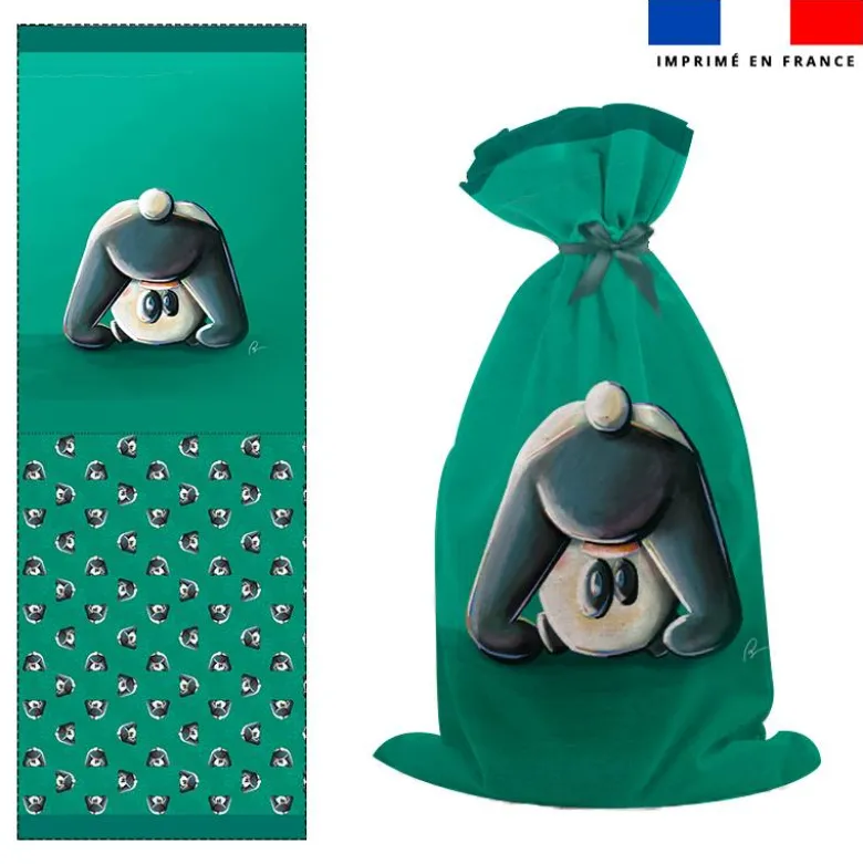 Kit sac à jouets motif bébé panda - Création Stillistic