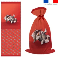 Kit sac à jouets motif bébé raton - Création Stillistic