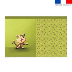Kit sac à jouets motif bébé singe - Création Stillistic