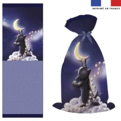 Kit sac à jouets motif chat sirius - Création Stillistic
