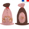 Kit sac à jouets motif folk fox