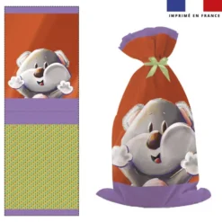 Kit sac à jouets motif Koala Lou-Stick - Création Stillistic