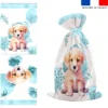 Kit sac à jouets motif labrador aquarelle