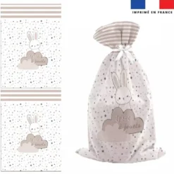 Kit sac à jouets motif lapin rêveur