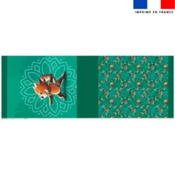 Kit sac à jouets motif panda roux yoga guerrier - Création Stillistic