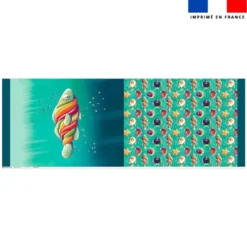 Kit sac à jouets motif poisson sucre d'orge - Création Stillistic