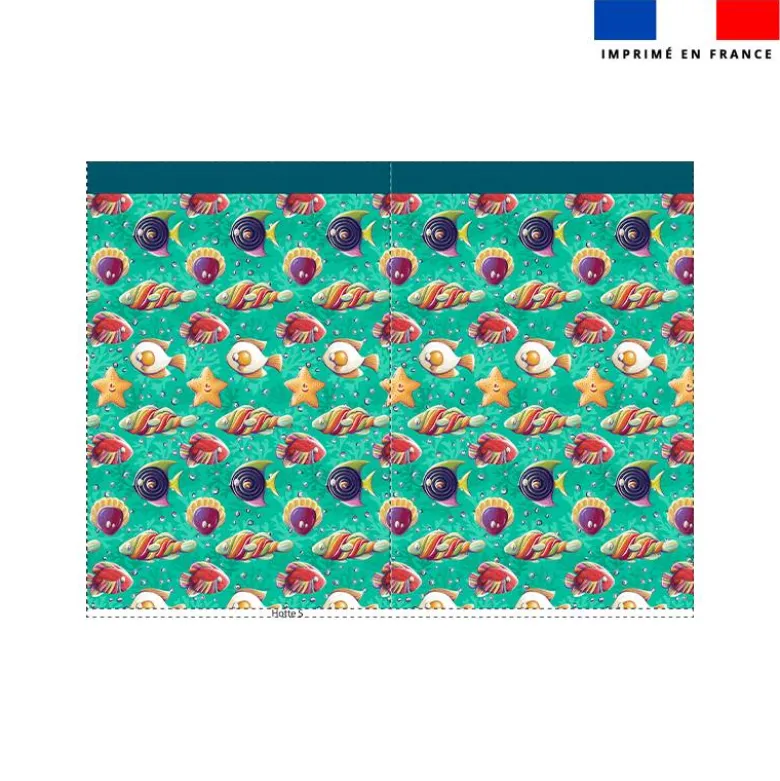 Kit sac à jouets motif poissons bonbons - Création Stillistic
