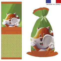 Kit sac à jouets motif Renard Lou-Stick - Création Stillistic