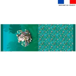 Kit sac à jouets motif singe gourmand - Création Stillistic