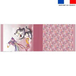 Kit sac à jouets motif tigre blanc - Création Stillistic