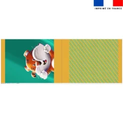 Kit sac à jouets motif Tigre Lou-Stick - Création Stillistic